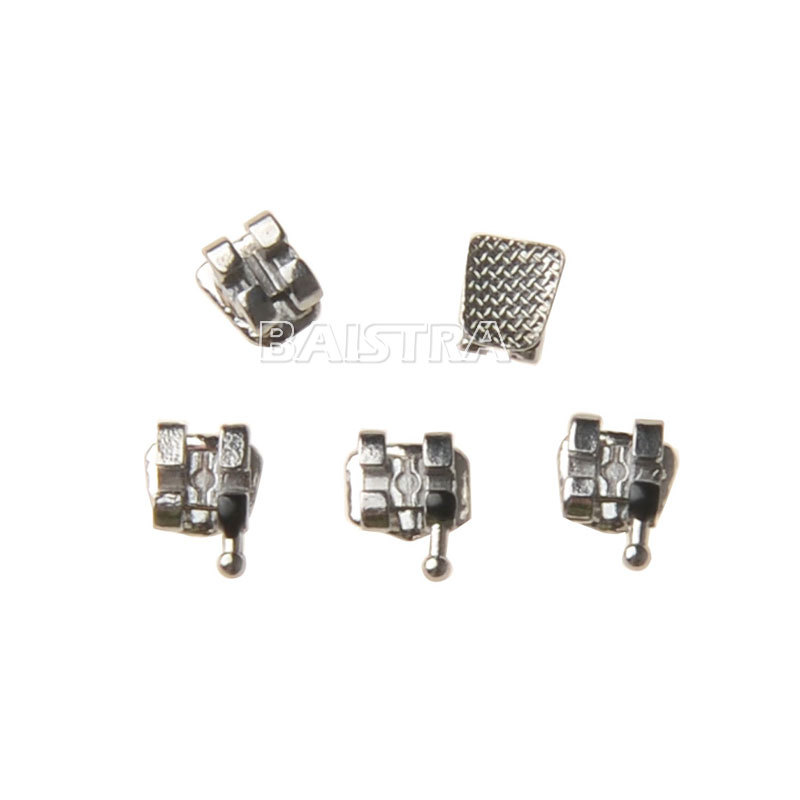 Dental Orthodontic Metal Brackets Mini/Standard Roth/MBT/Edgewise 022 Hooks 345