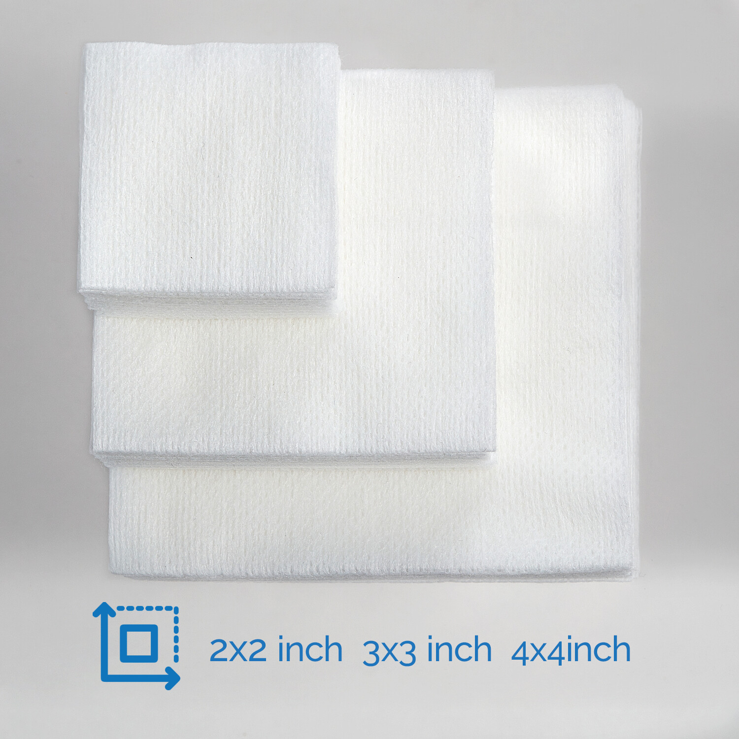 200PCS Non-Woven Sponge 4-Ply Medical Disposable Soft Gauze Pad First Aid