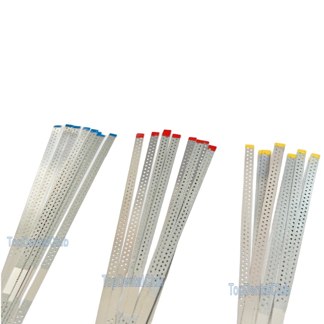 Dental S.S Diamond Polishing Finishing Strips Metal Polishing Sands Single Side