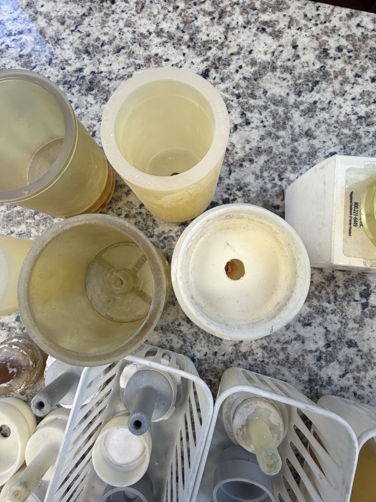 ivoclar vivadent for silicone pressing molding + clear plastic measurement tube