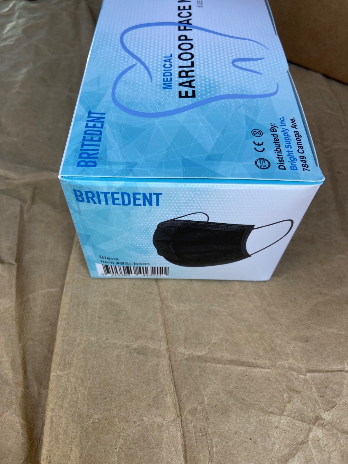 Black level 3 Mask Disposable Surgical Face Masks 3-Ply 50 Pack Level 3 99%
