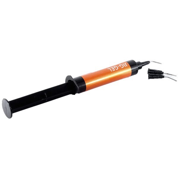 Jig-Gel Light-Cure Composite Pattern Resin, 12mL Syringe with 3 tips.