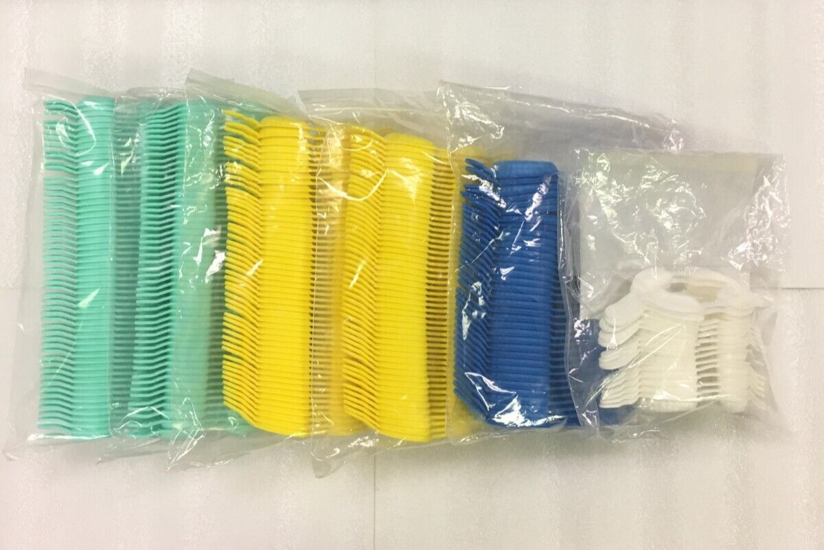 250 Dental Fluoride Trays Dual Arch Mixed Sizes
