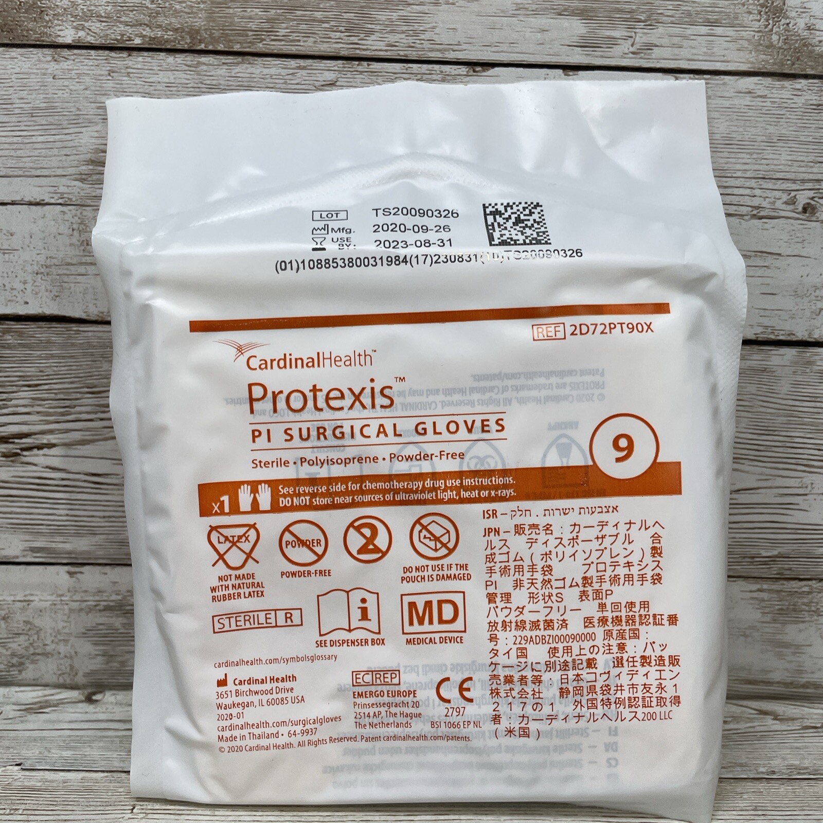 Protexis PI Surgical Gloves *OPEN TOP 50 PAIR* Cardinal Health Size 9 *See Date*