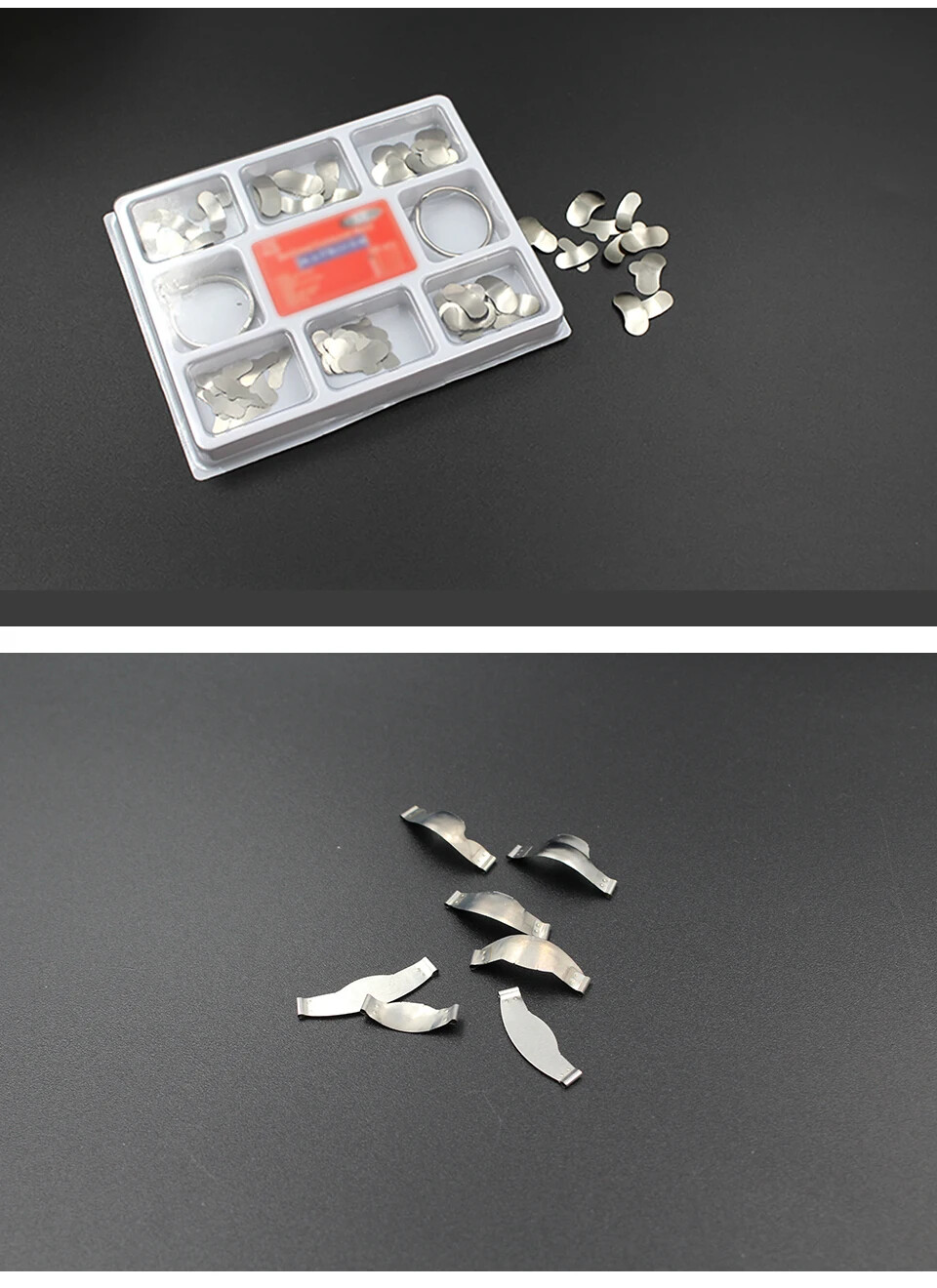 Dental Sectional Matrix Band Contoured System Metal Resin Clamping No1.398/1.330