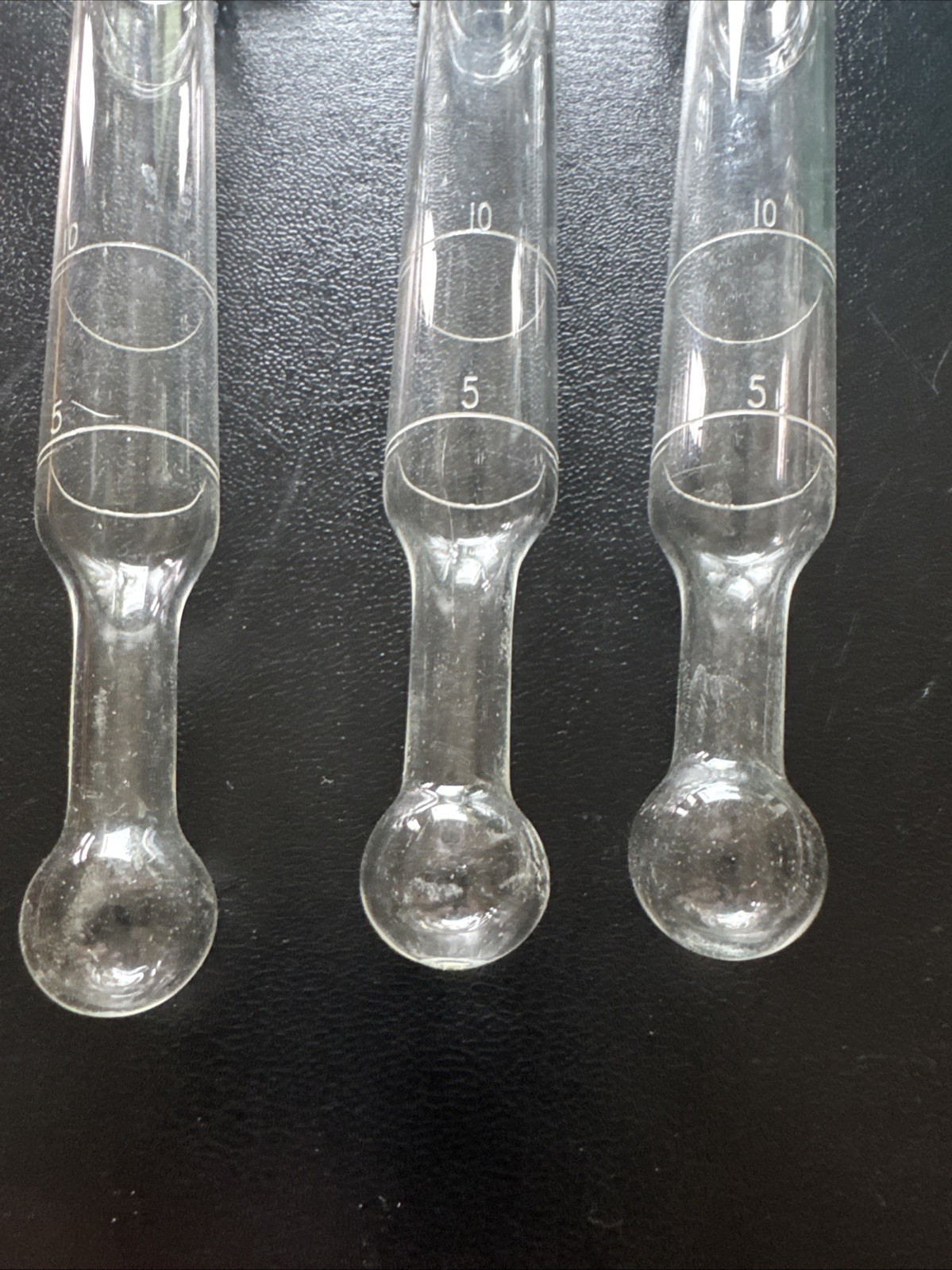 3 Vintage Glass Test Tubes 20 Ml Scientific Glass With Stoppers