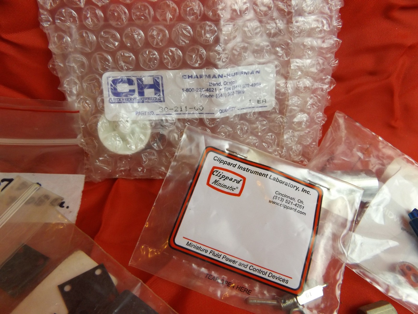 Dental Unit, Equipment, Parts, Misc. Lot, SE Valves, HP. Block Gasket, Cerec Bur