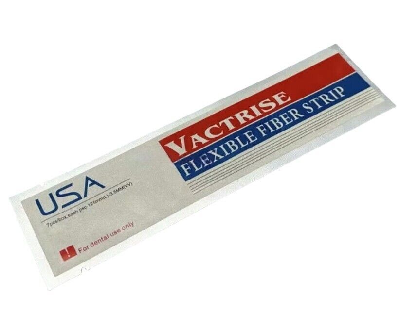 7pc Dental Composite Flexible Fiber Strip Glass Splint Light Cure Bonding Ribbon