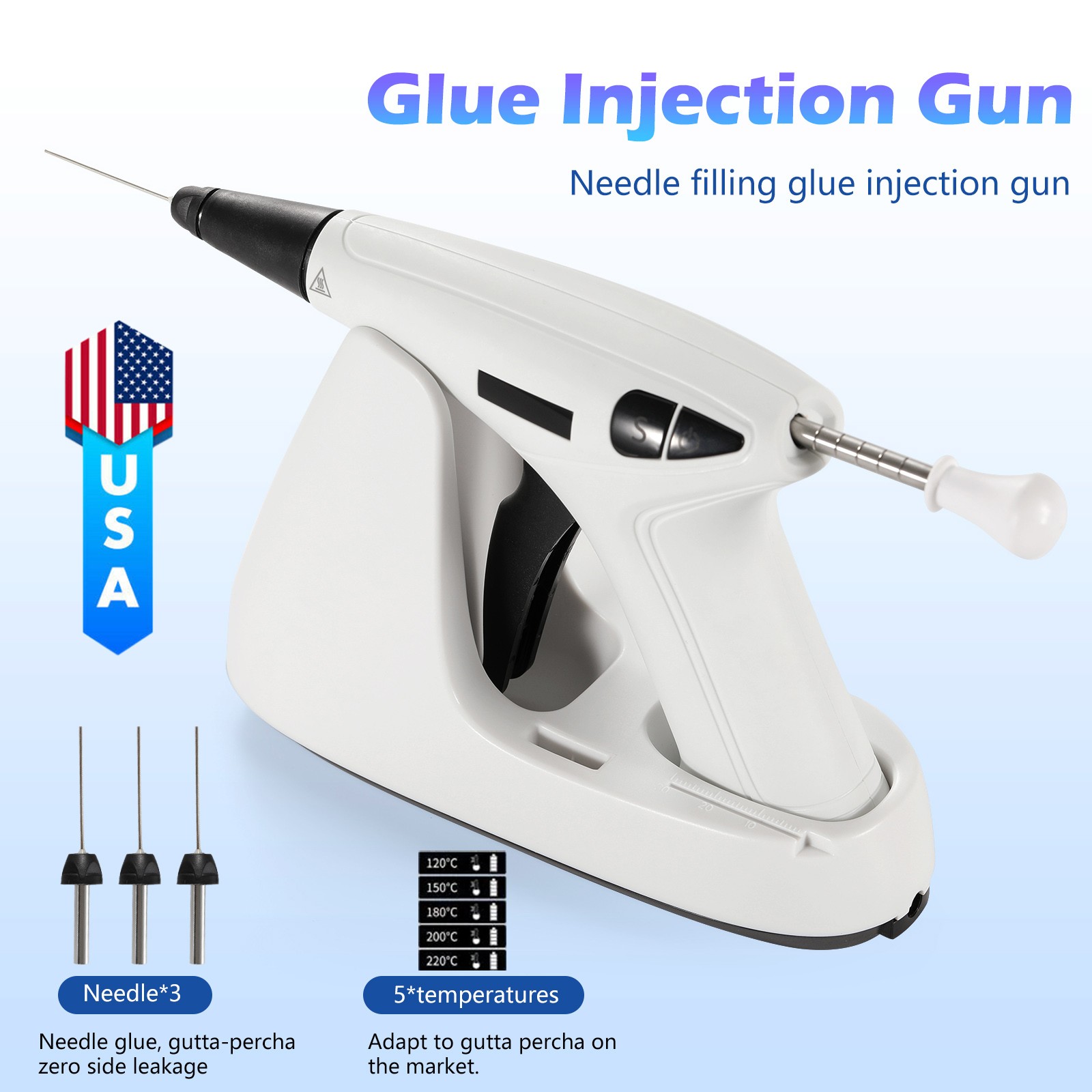 Dental Obturation System Gutta-percha Endodontic Heated Gun with Heated Pen