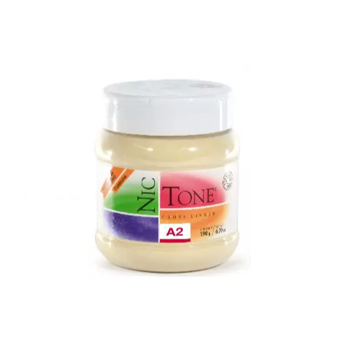 NIC TONE Autocurable Coldcure Acrylic Resin 190gm Powder A2 by MDC Dental