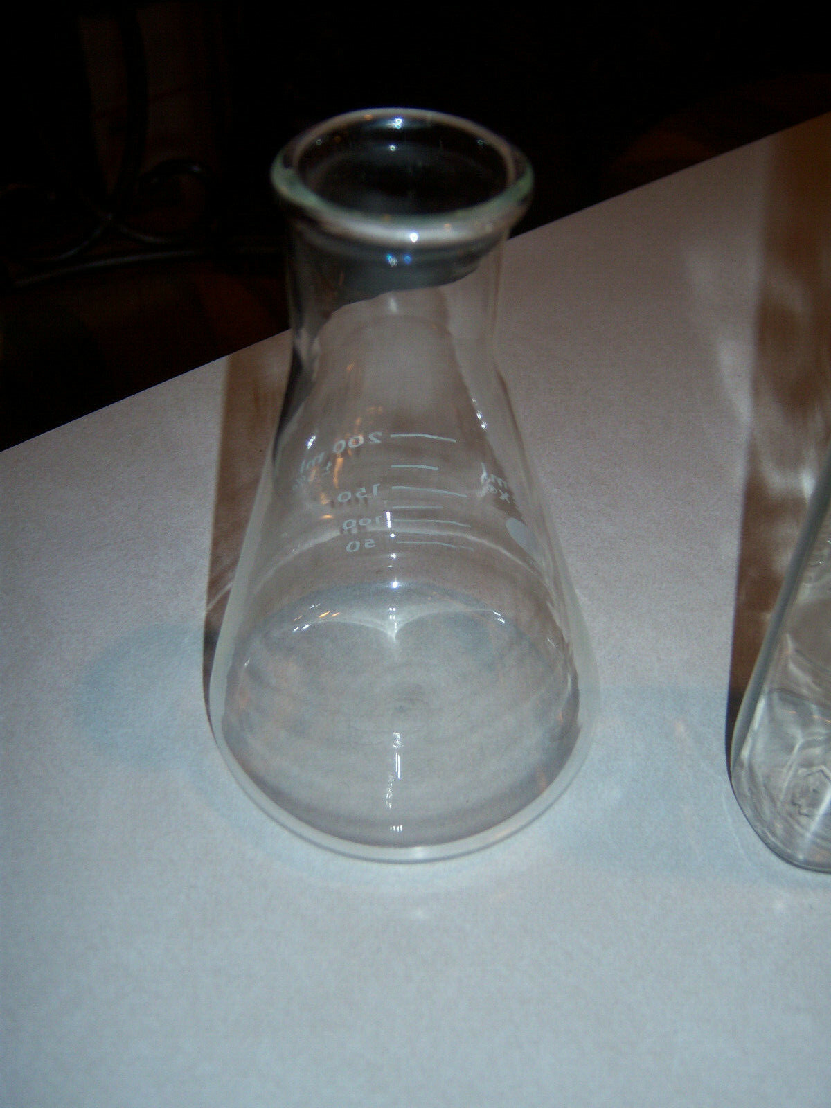 LOT NICE COLLECTOR’S 2 Glass Lab Bottles Pyrex 200ml & 8oz UNKNOWN MAKER…