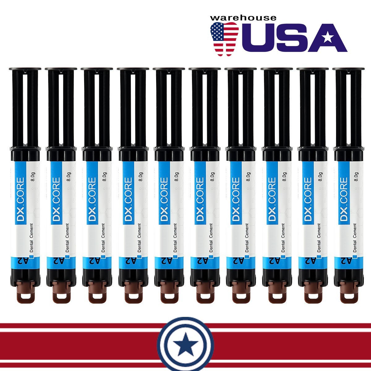 DX.CORE Dental Dentex Dual light and self Cured Composite Resin A3 /A2