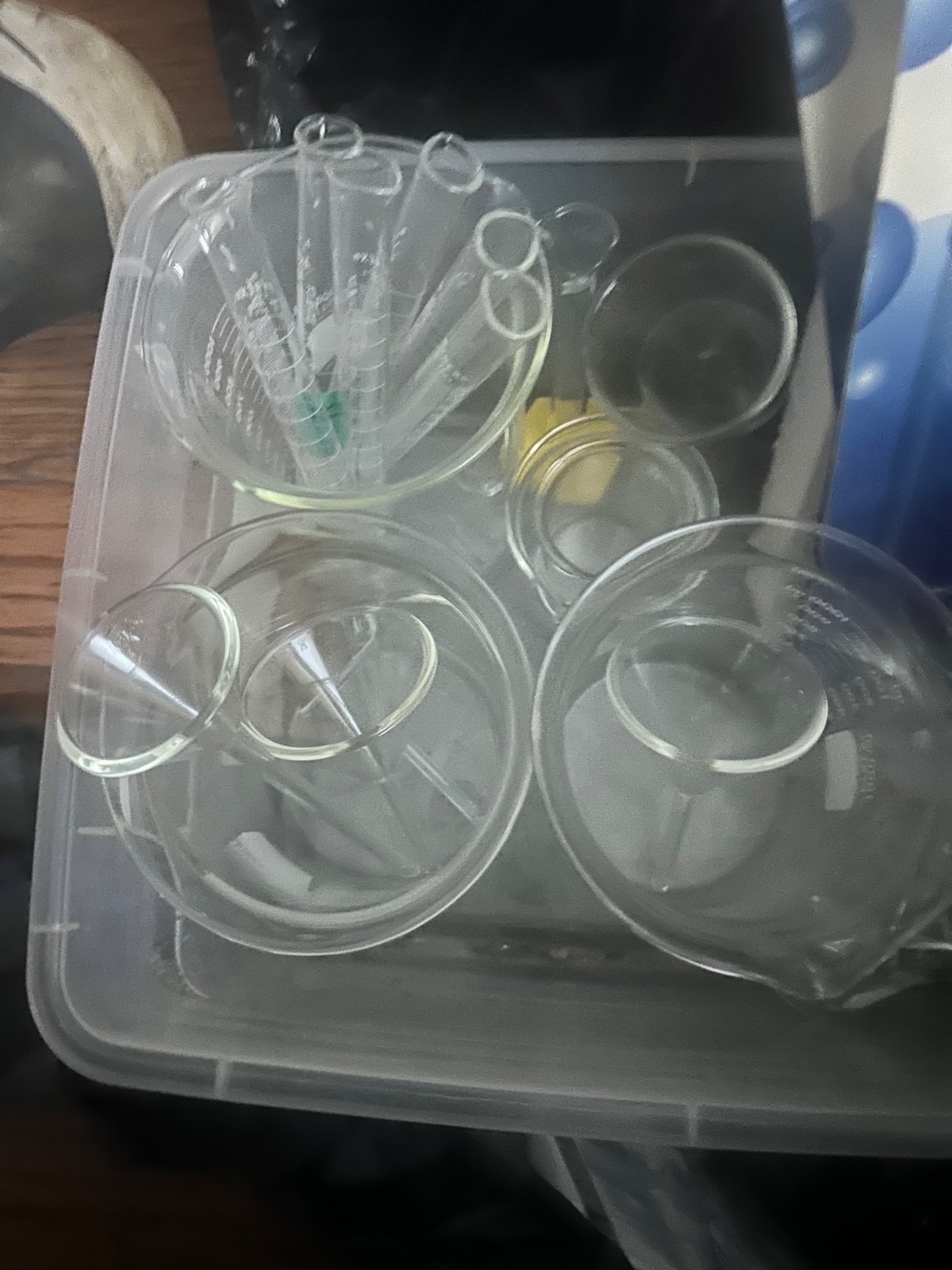 Lot of Lab Glass Funnels Scientific Instruments in 3 Mixed Sizes