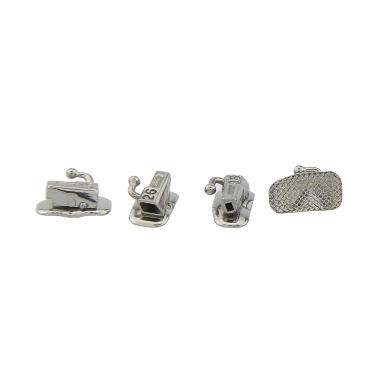 200 Orthodontic Buccal Tube 1st 2nd Molar Tubos Ortodoncia Roth MBT 022 Bondable