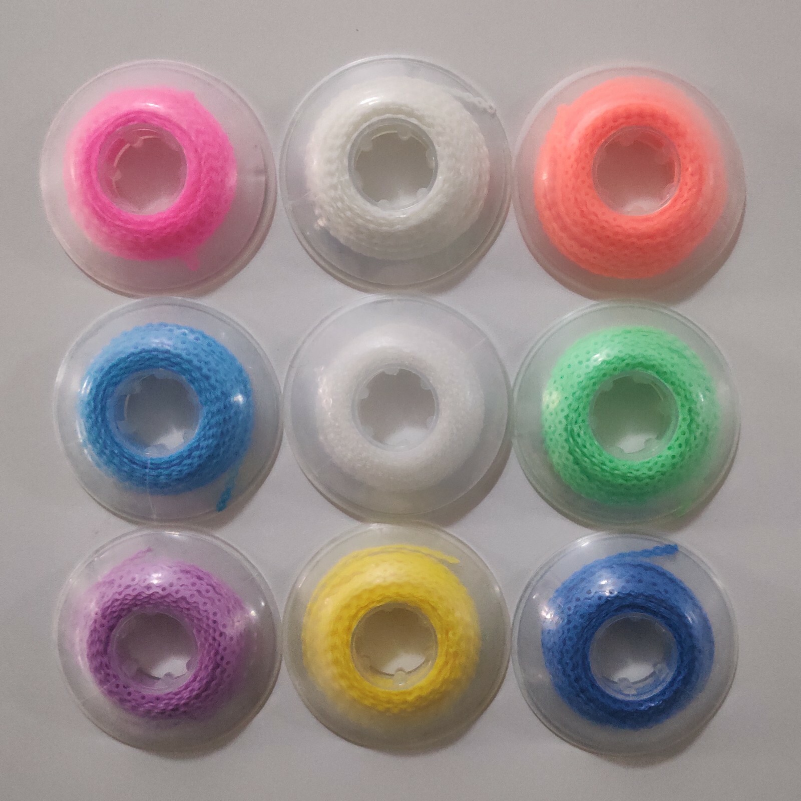 20Pc Dental Orthodontic Elastic Rubber Power Chain Rubber Band Long Short Closed