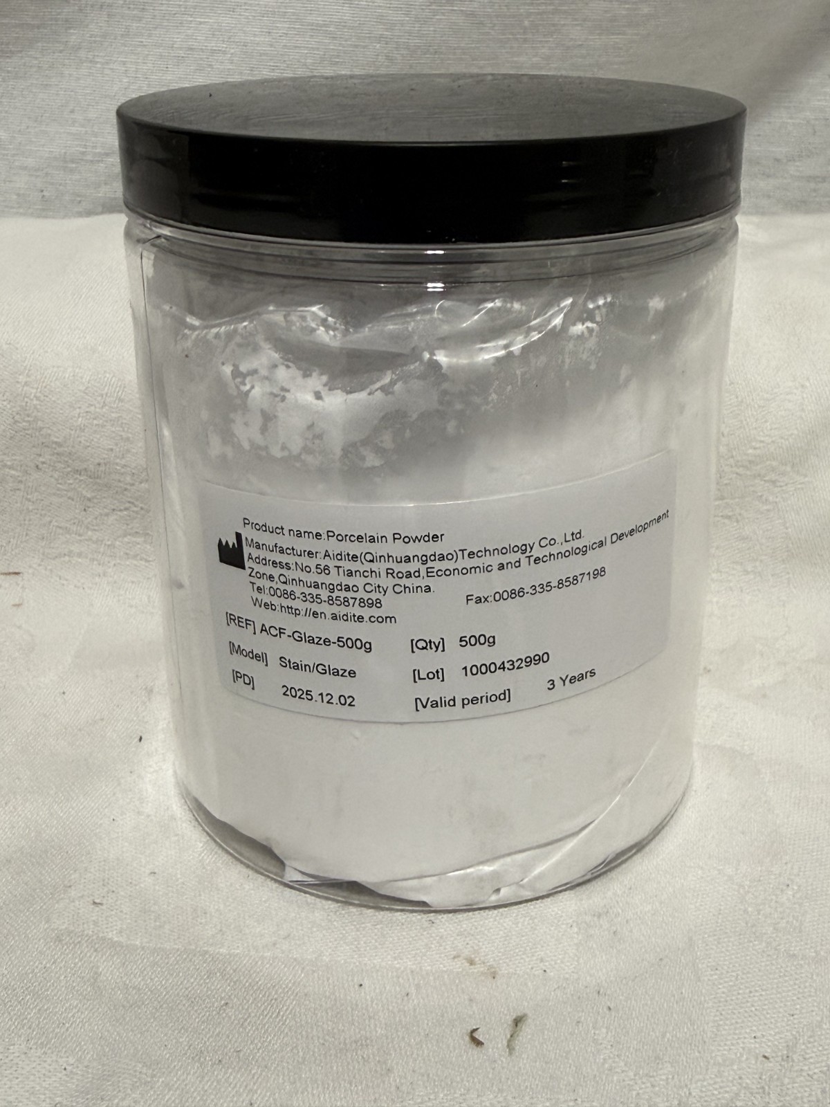 Aidite ACF-Glaze Dental Lab Porcelain Stain Glaze Powder 500g CAD/CAM Zirconia