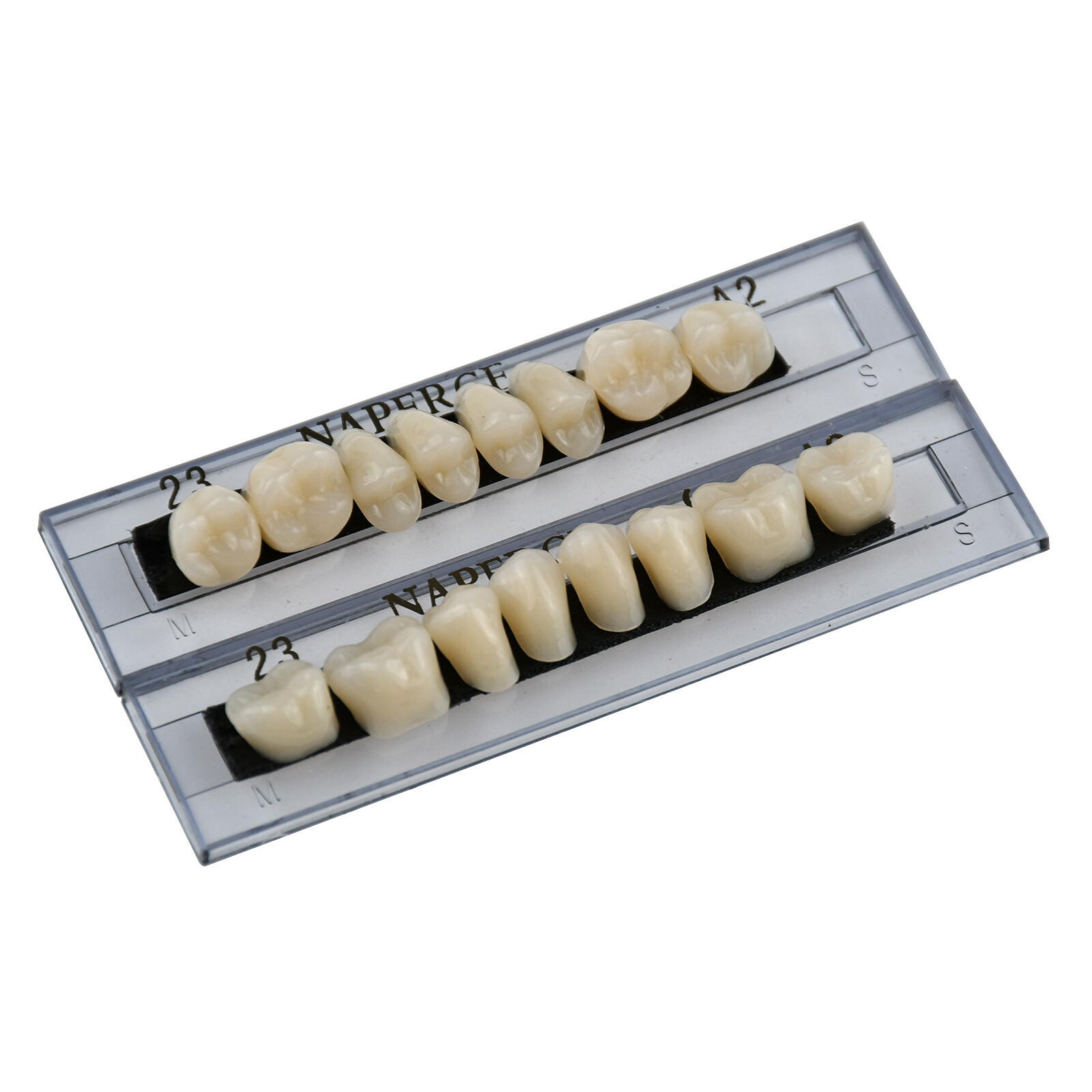 168Pcs/Box Acrylic Resin Denture #23 Dental Upper Lower Shade A2 Teeth Set US