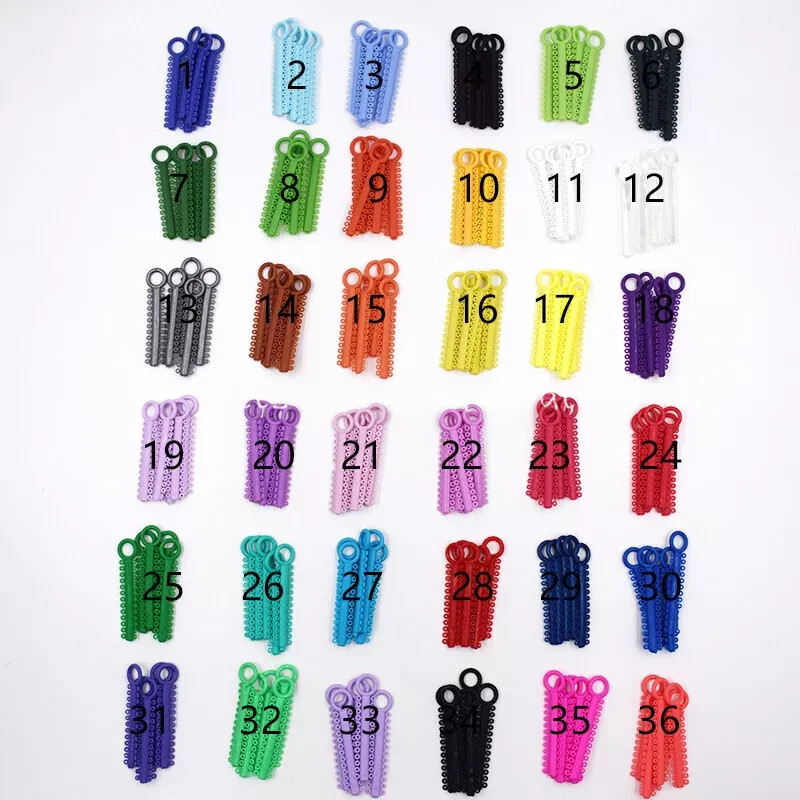 1040Pcs Dental Ortodoncia Ligature Ties Elastic Rubber Bands Ligaturas Bandas