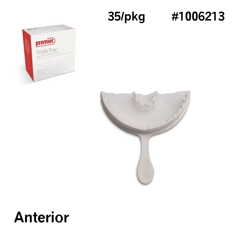 Premier Triple Tray Anterior Bite Trays – Box of 35. 1006213