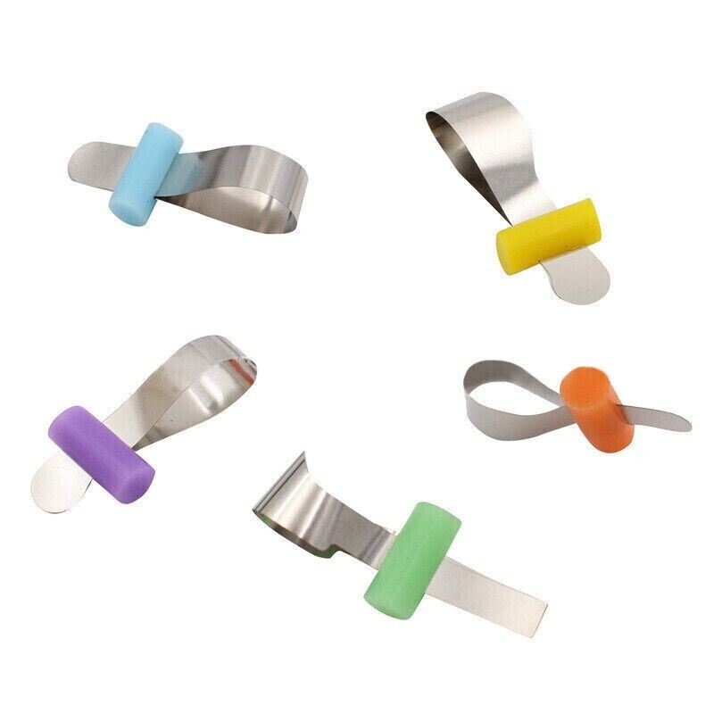 50Pcs/Box Dental Sectional contoured Metal Matrix Bands Retainerless Locker