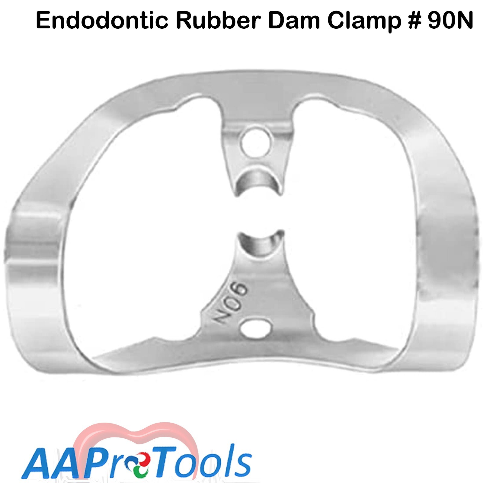 AA Pro: 2 pc Endodontic Rubber Dam Clamp # 90N Surgical Dental Instruments