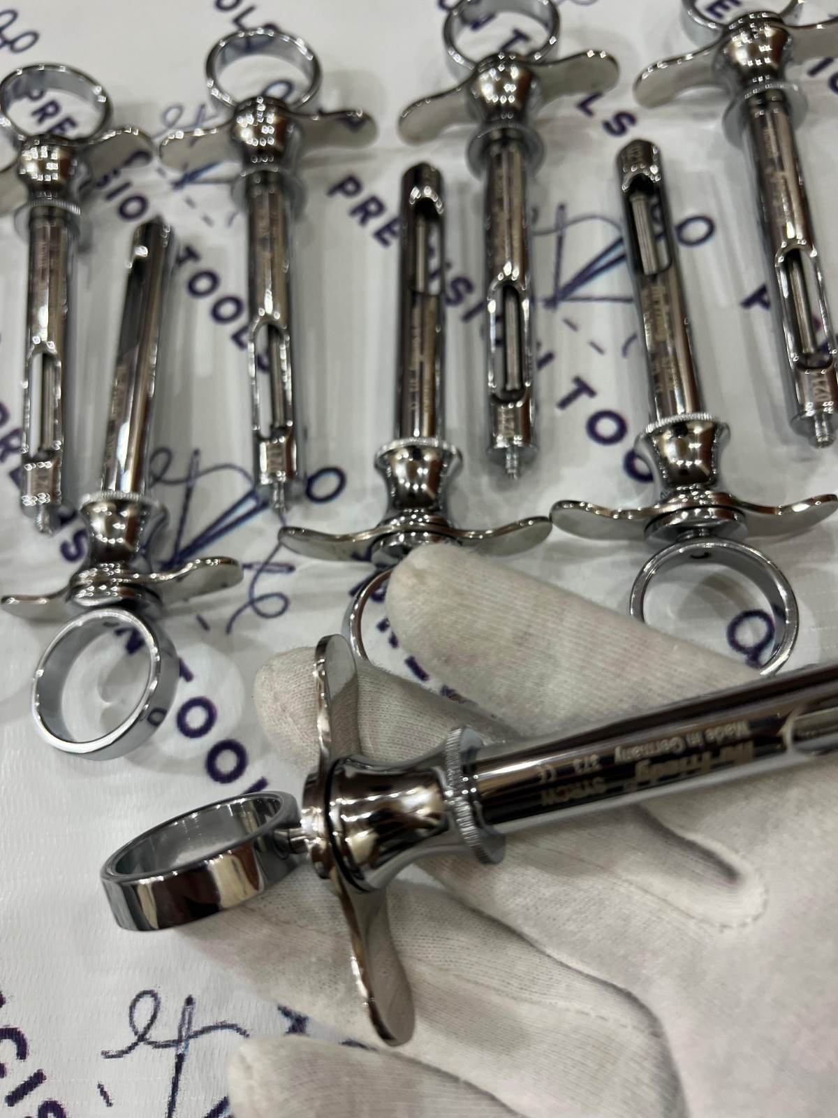 Hu-Friedy CW Style Dental Anesthetic Aspirating 1.8ml Syringe SYRCW Lot-of 12 PC