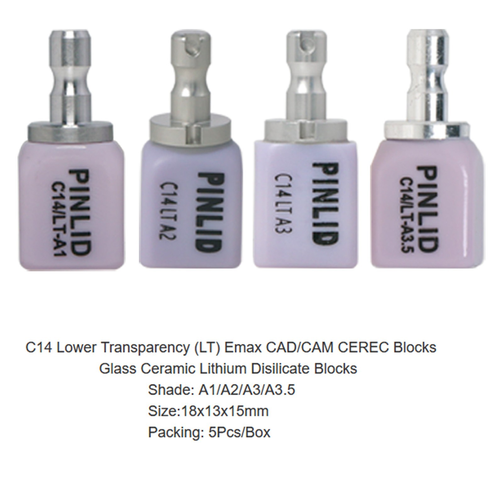 C14 Dental HT/LT Lithium Dislicate Ceramic blocks e.max CAD CEREC Blocks InLab