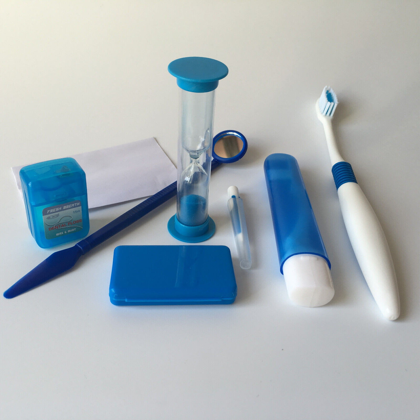 Dental Orthodontic Wax/Teeth Oral Care Orthodontic Kit Brush Floss Thread Mirror