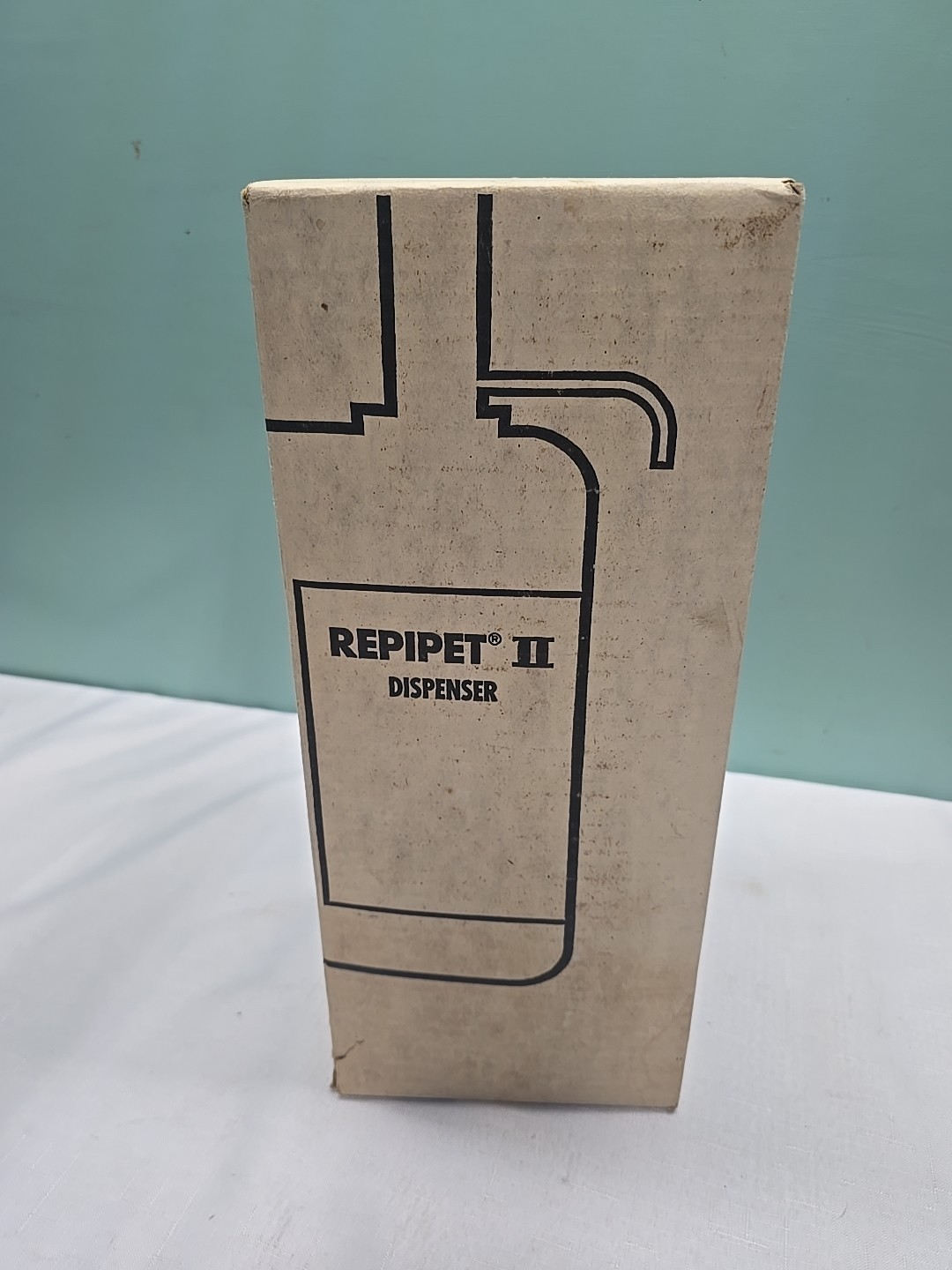 Vintage Standard Amber Glass Labindustries Repipet II 20.0mL