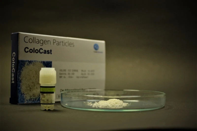 Dental Cologenesis COLOCAST De Mineralized Bone Graft 1CC Pure Collagen Particle