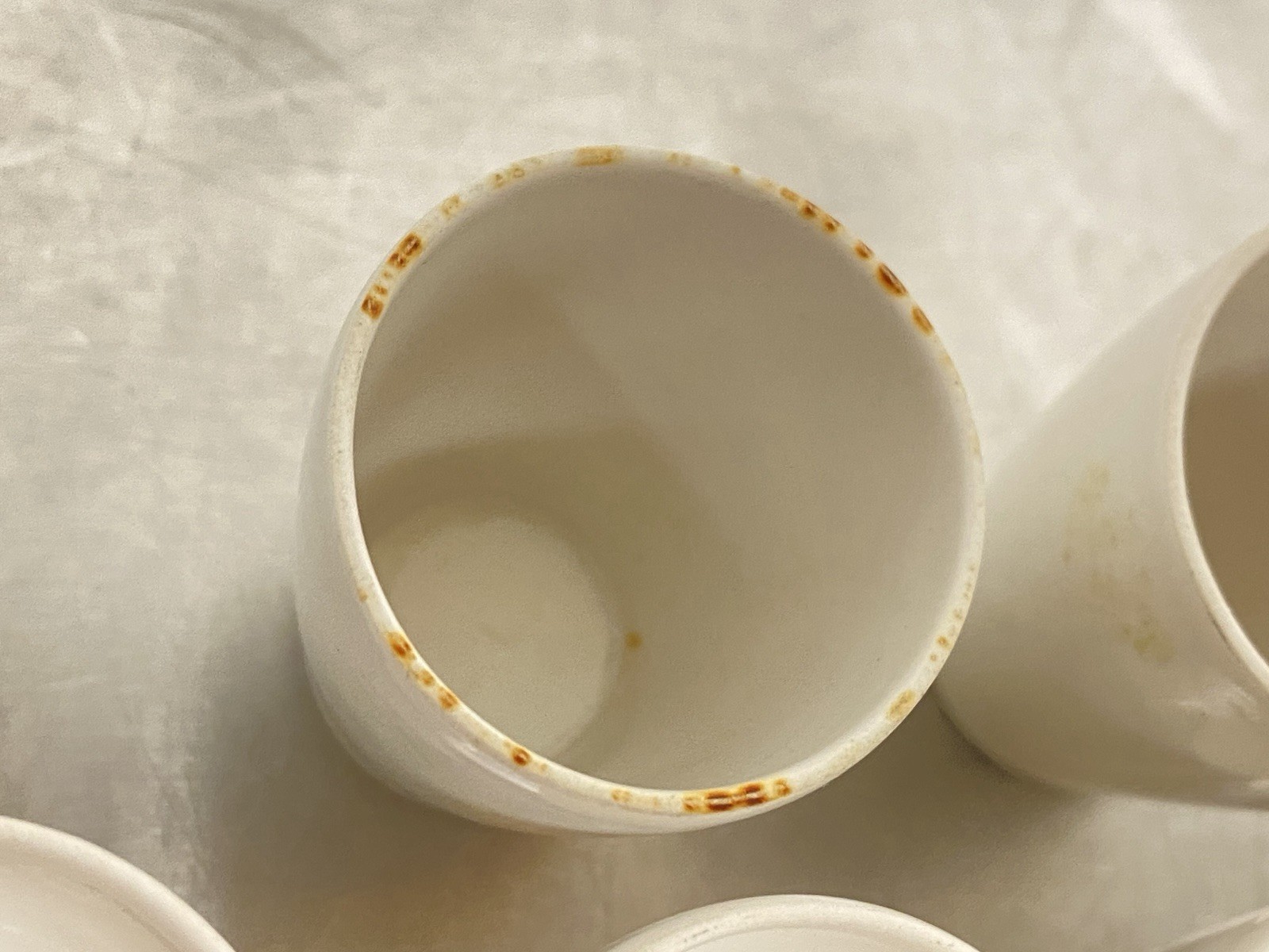 Lot of 6 CoorsTek 60528 Porcelain Crucibles Pre-owned