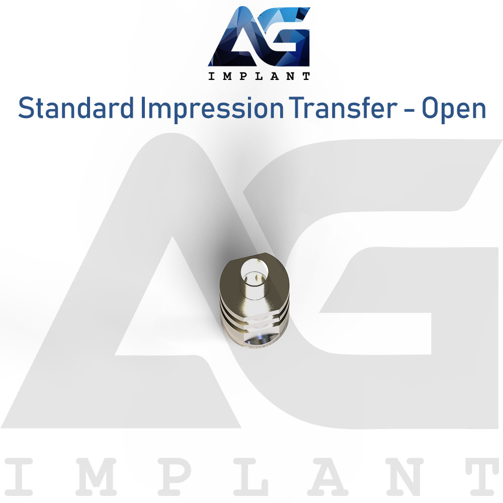 10 Standard Impression Transfer Platform – Open Tray Dental Internal Hex 2.42mm