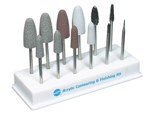 Shofu Acrylic Contouring & Finishing Kit Complete Set for Smooth Precise Dental