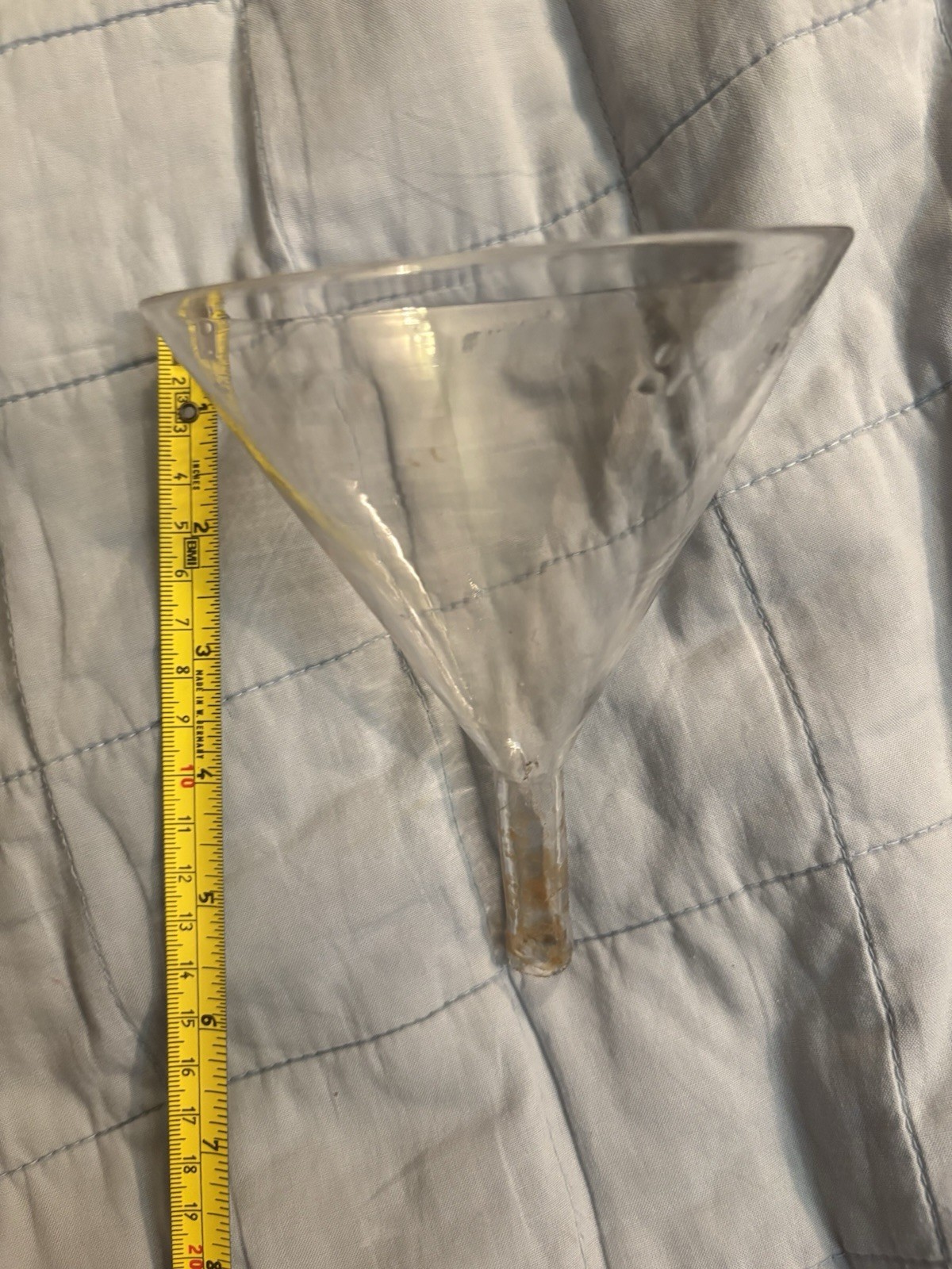 Vintage 4.5 Inch Heavy Weight Funnel For Science – Unknown Make