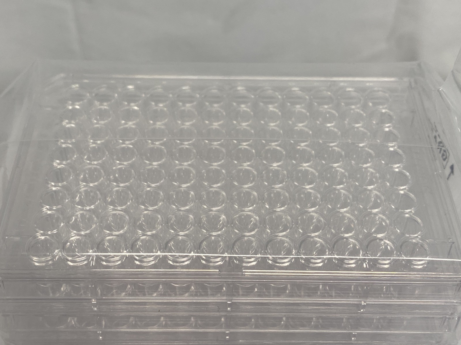 (16) CORNING Costar 96-Well PS Assay Microplates Clear Round Bttm Lid 3788