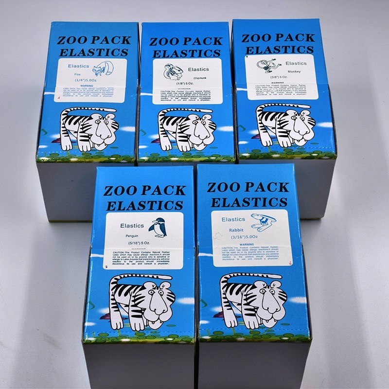 15 Sizes Dental Orthodontic Rubber Bands Elastics Latex Braces 3.5 5.0 6.5 Oz
