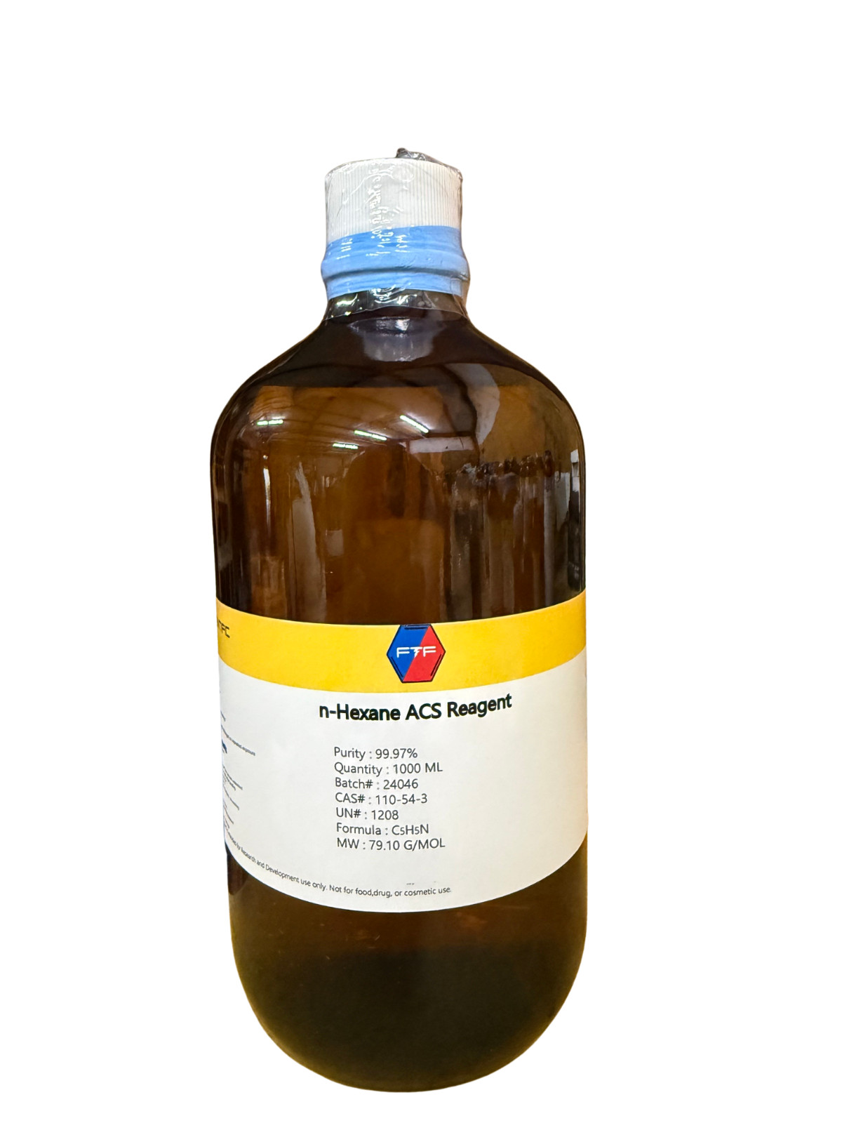 N-Hexane ACS Reagent – 4 x 1000 ML (4000 ML Total)