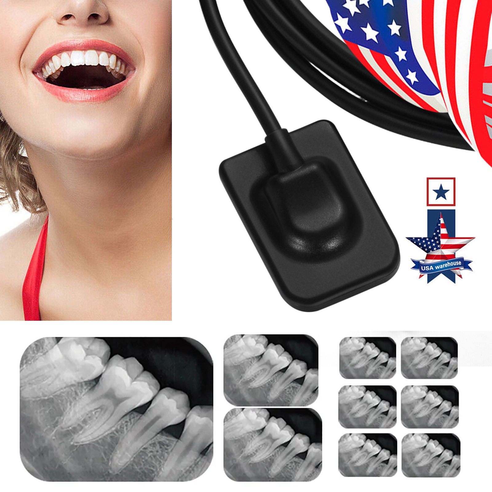 Dental X Sensor ray Digital Sensor Rayos Digital Imaging System Size 1 + Holder