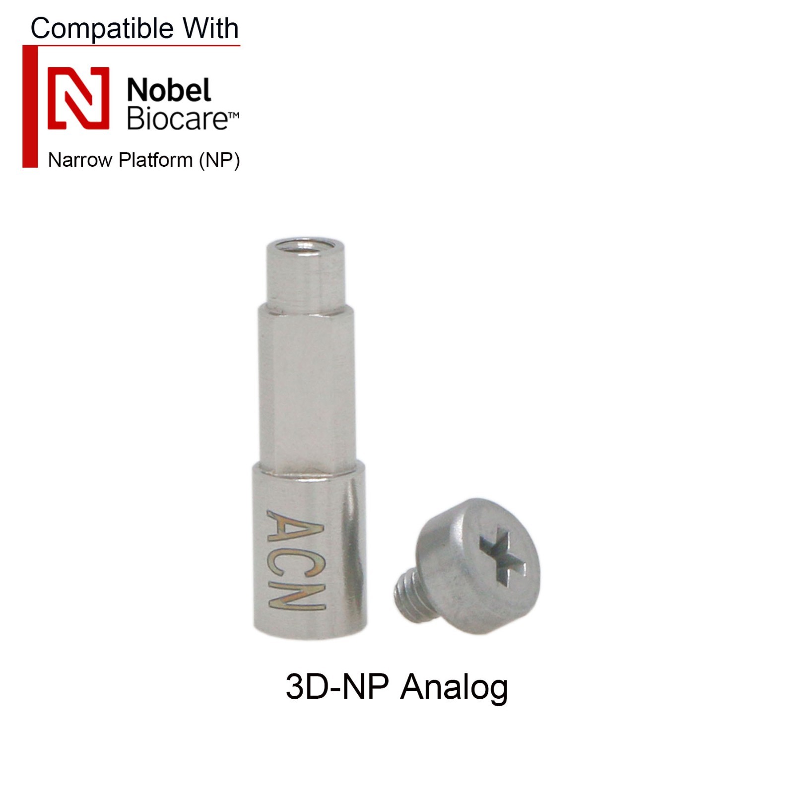 Dental Impression Coping Transfer Open Close Tray RP NP Fit Nobel Biocare Active