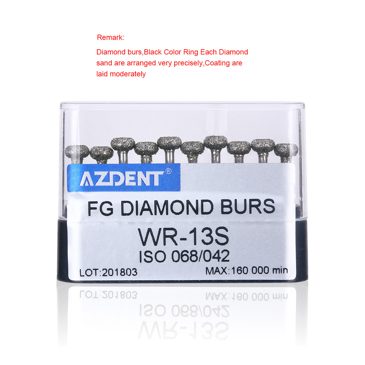 AZDENT Dental Super Coarse FG Diamond Burs fit for High Speed Handpiece