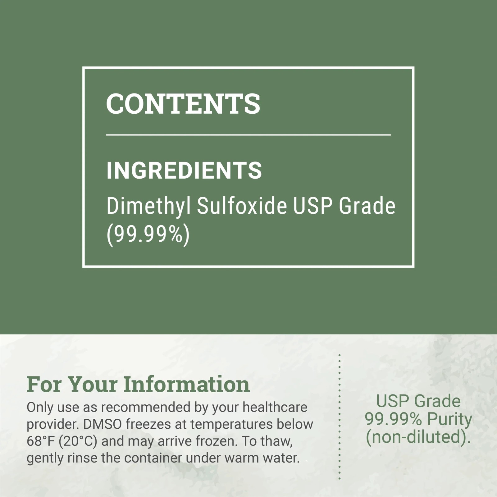 Earth Harmony Naturals Earth Harmony Dmso Pharmaceutical Grade 99.9 Dimethyl