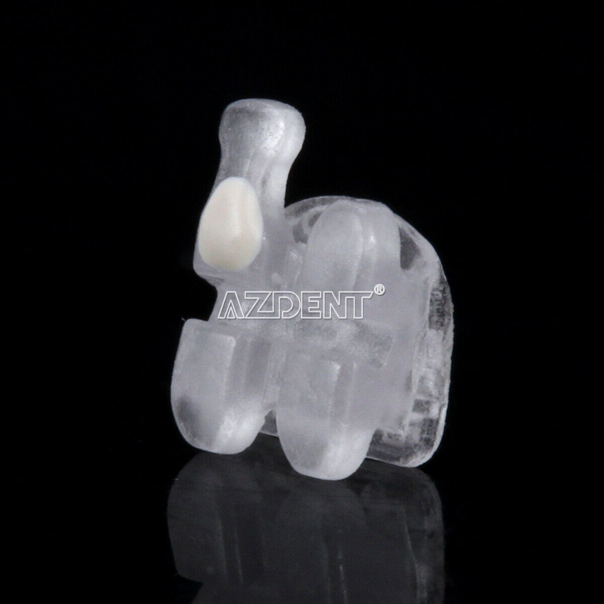 AZDENT Dental Orthodontics Ceramic Brackets 5*5 MBT / Roth.022 Hooks 3-4-5