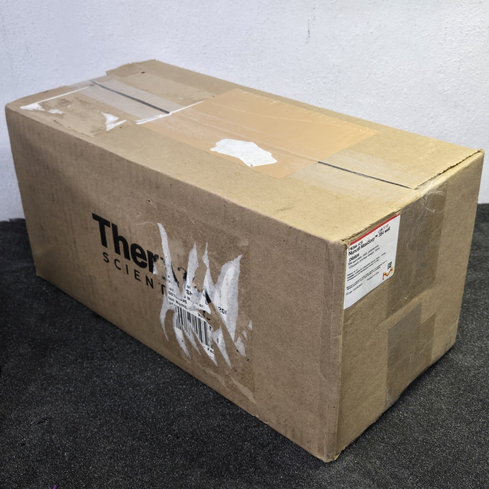 Thermo Scientific Nunc Maxisorp 384-Well Plate 120uL Clear PS Flat-Bottom 464718