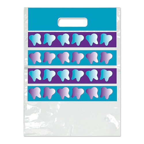 Specialty Scatter Bags Purple/Blue Tooth, 7 1/2″ x 9″, 100/Pkg.