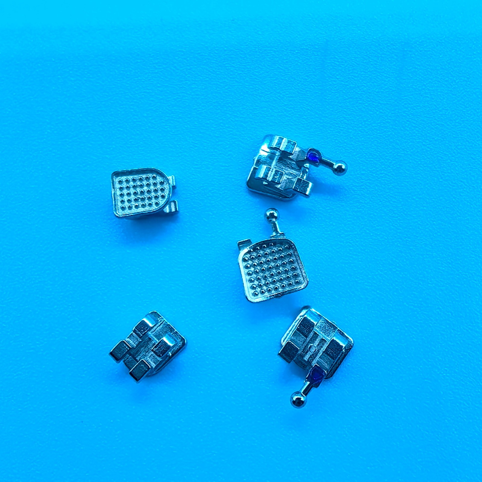 Dental Orthodontic Bracket Braces Mini Roth 022 Hooks 3-4-5 Teeth Alignment