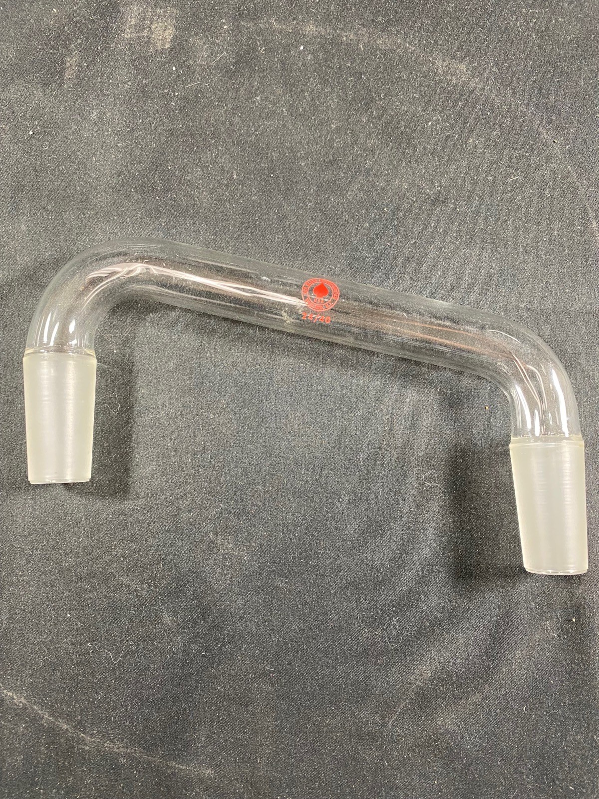 ACE GLASS Glass 190mm 24/40 Joint U-Shaped U-Tube Connecting Adapter 5125-10