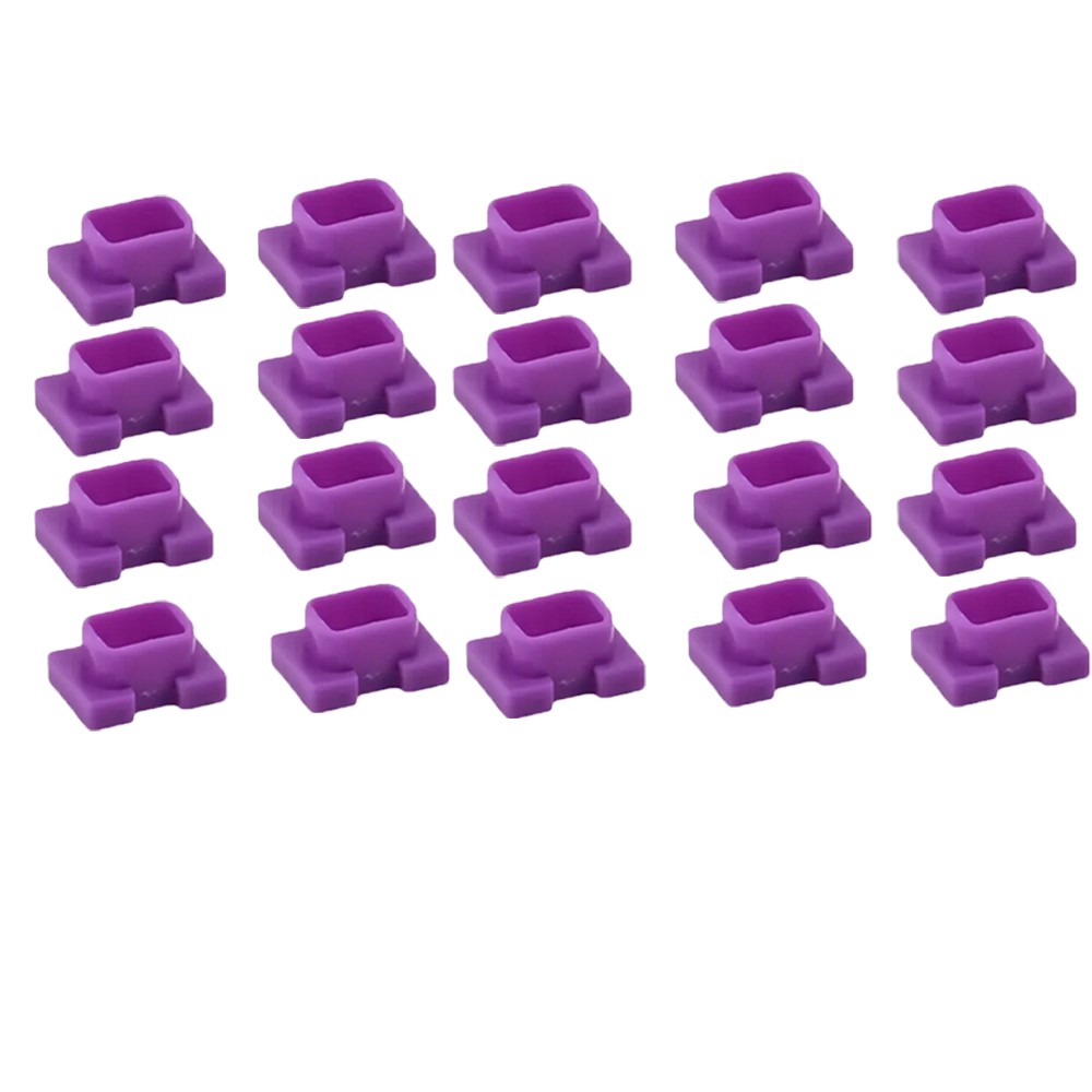 20Pcs Dental ITI Snap Caps Closed Tray Coping Impression Fit Straumann RC/NC