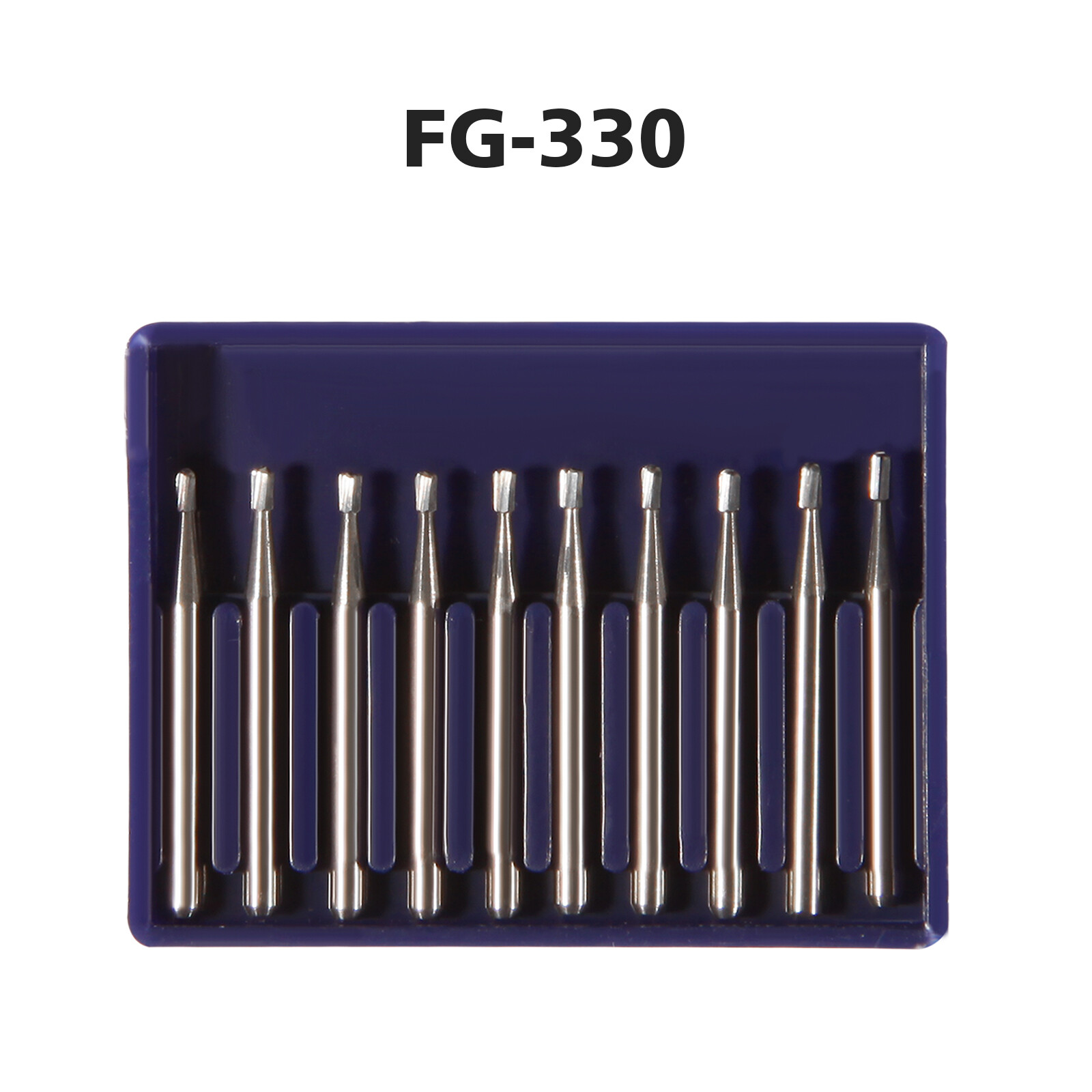 Dental Midwest Friction Grip FG #330 Pear Shaped Carbide Bur 100/Pk