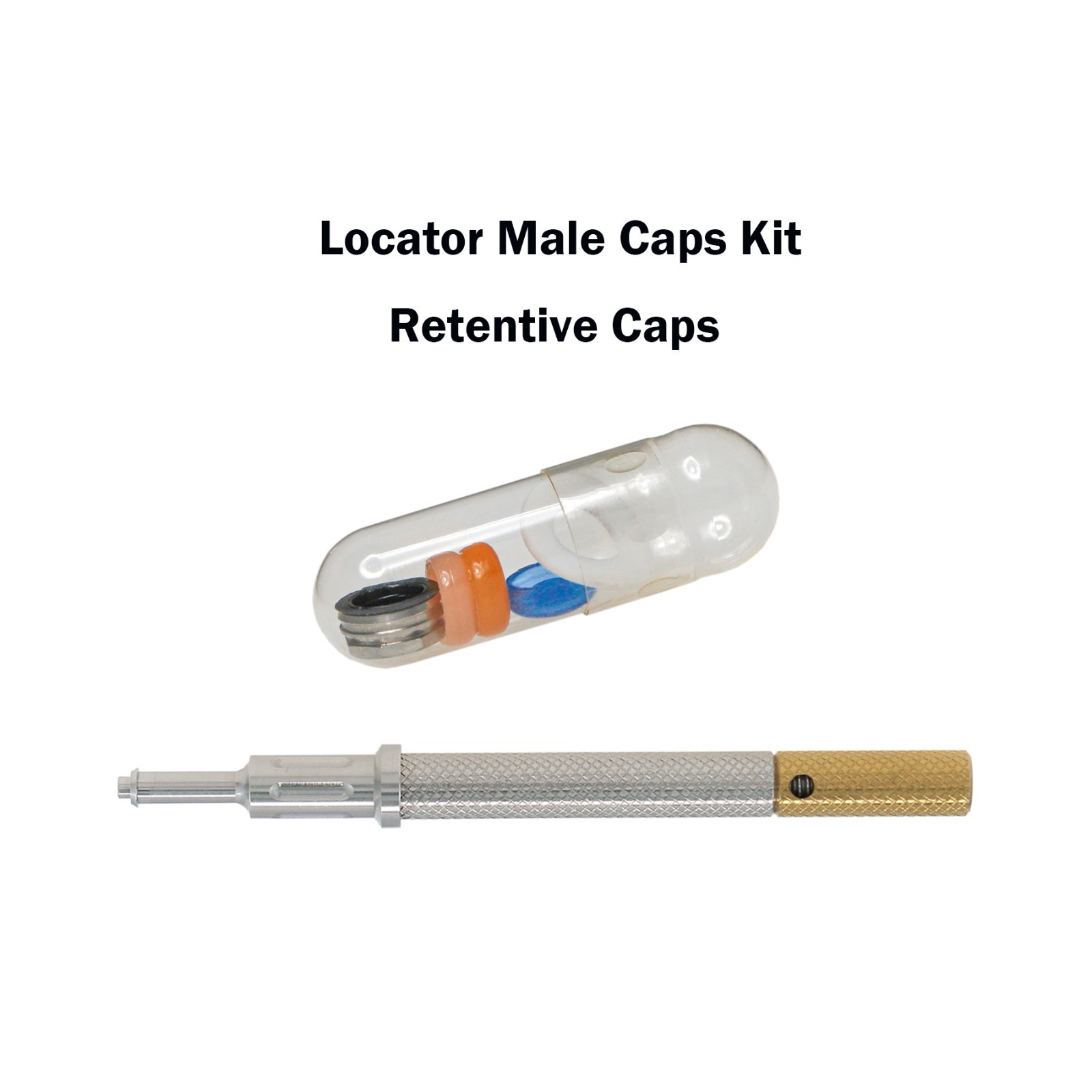 Implant Tool Retention Caps Set Insertion Extraction Tool Locat0r Core Universal