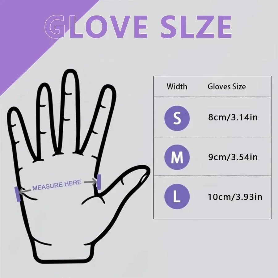 Disposable Nitrile Gloves Powder Free Latex Free Medical Food Grade Gloves